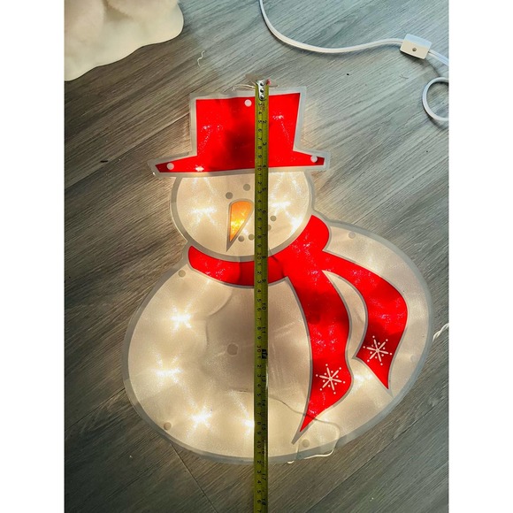 Lighted Snowman 17 inch Indoor / Outdoor - Picture 4 of 6